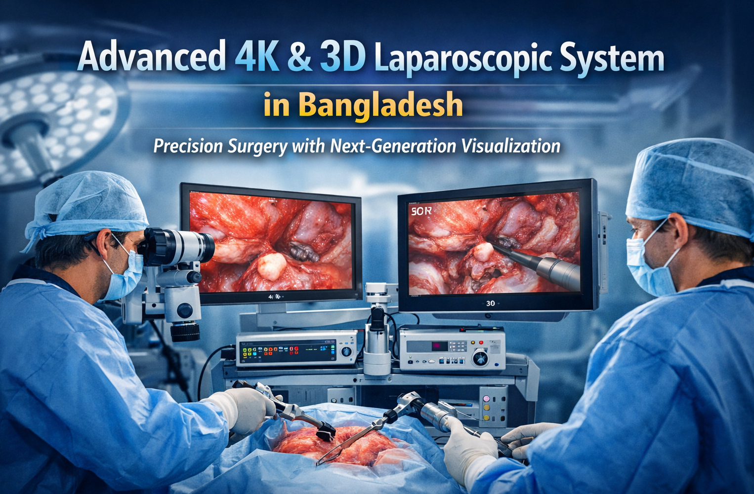 4K & 3D Laparoscopy in Bangladesh